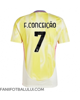 Juventus Francisco Conceicao #7 Tricou Fotbal Replică 2024-25 Barbati Deplasare